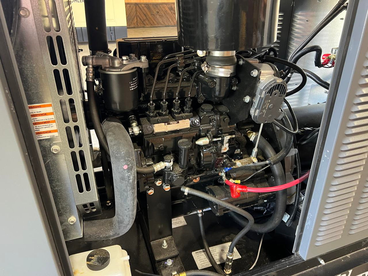 New 15KW Generac Diesel Commerical Genset, Year – 2021, 4 Hours, with Sound Attenuated Enclosure and Base Fuel Tank, US EPA Tier 3 Pre Emission Engine