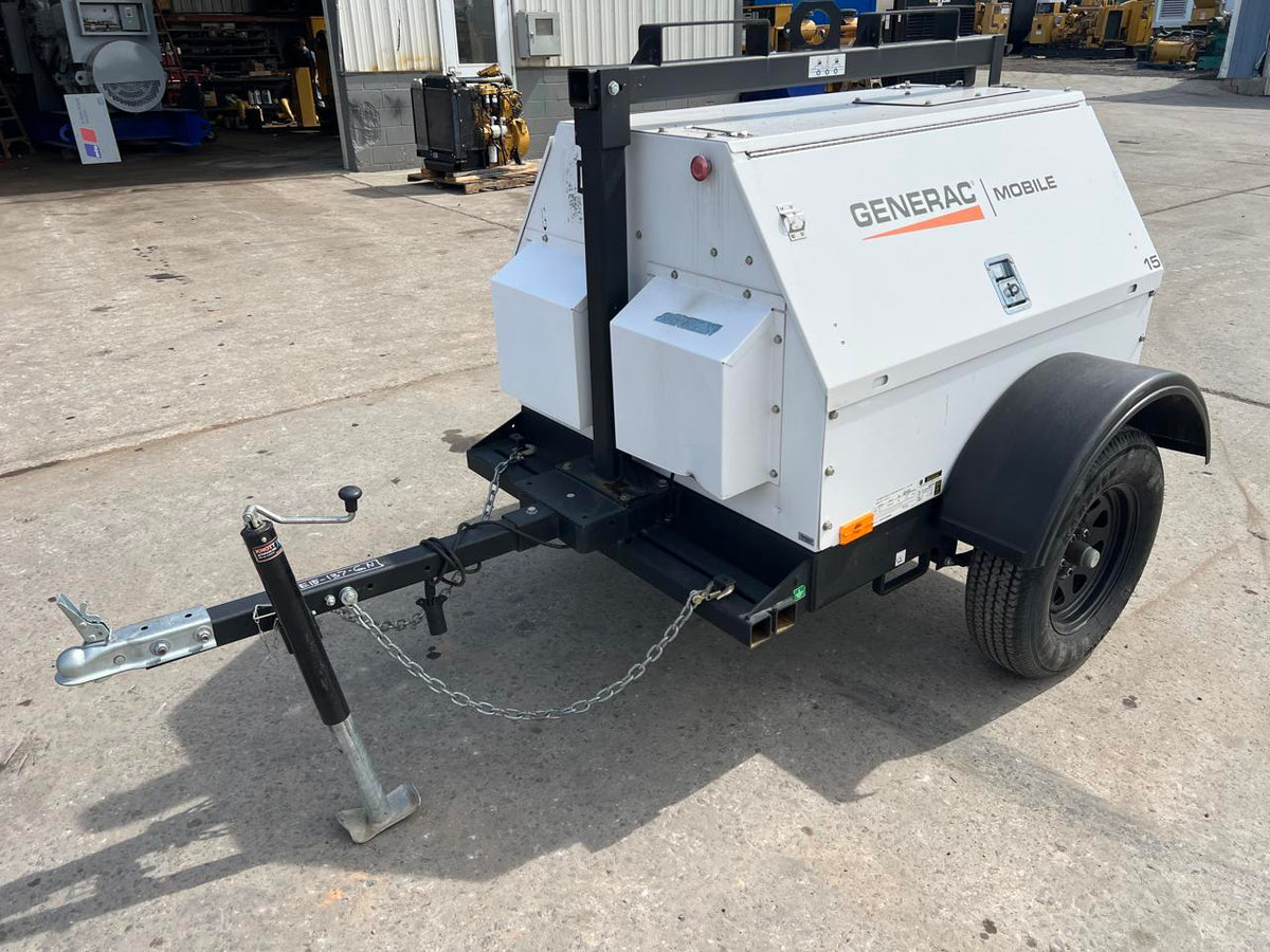 15 kW Portable Generac Generator, Mitsubishi Diesel Engine, Year – 2021, 796 Hours