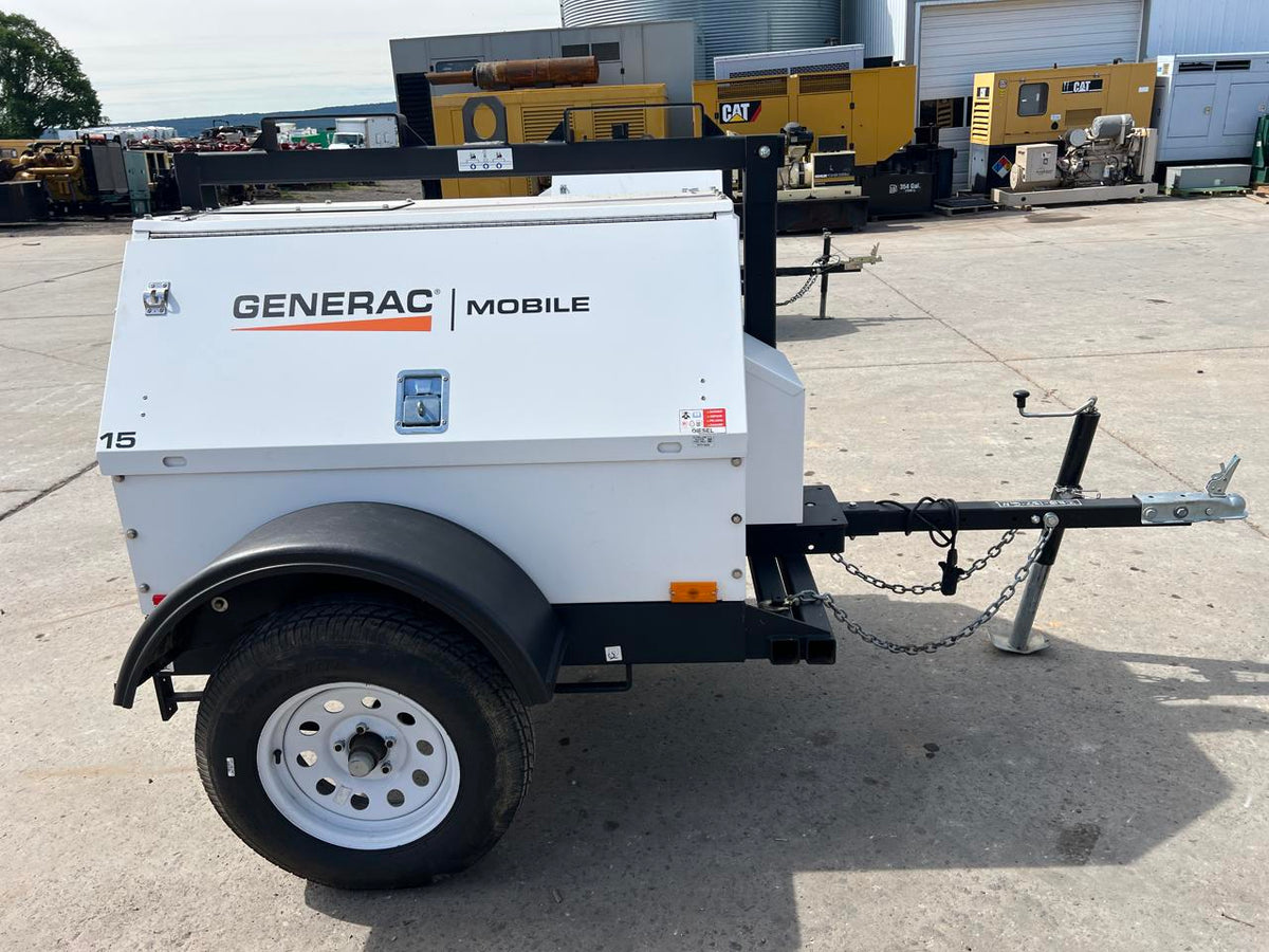 15 kW Portable Generac Generator, Mitsubishi Diesel Engine, Year – 2021, 796 Hours