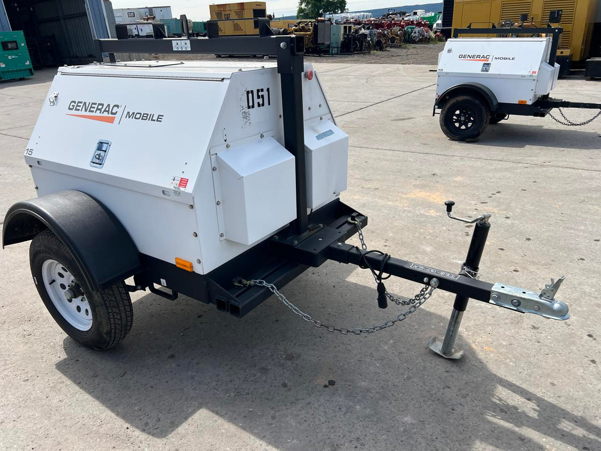 15 kW Portable Generac Generator, Mitsubishi Diesel Engine, Year – 2021, 796 Hours