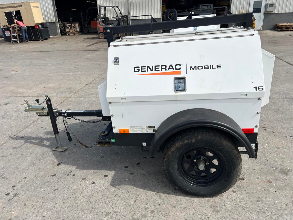 15 kW Generac Portable Generator, Mitsubishi Diesel Engine, Year – 2021, 2283 Hours