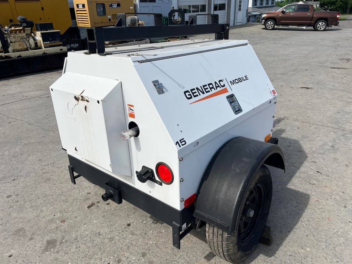 15 kW Generac Portable Generator, Mitsubishi Diesel Engine, Year – 2021, 2283 Hours