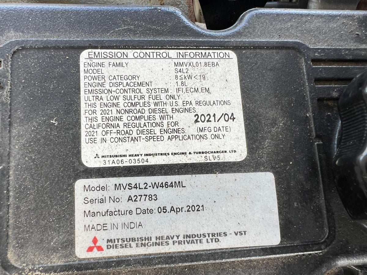 15 kW Generac Portable Generator, Mitsubishi Diesel Engine, Year – 2021, 2283 Hours