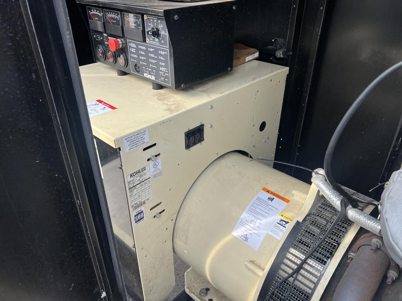 150 kW Kohler Generator GM-8.1L Engine NG/LP With Enclosure