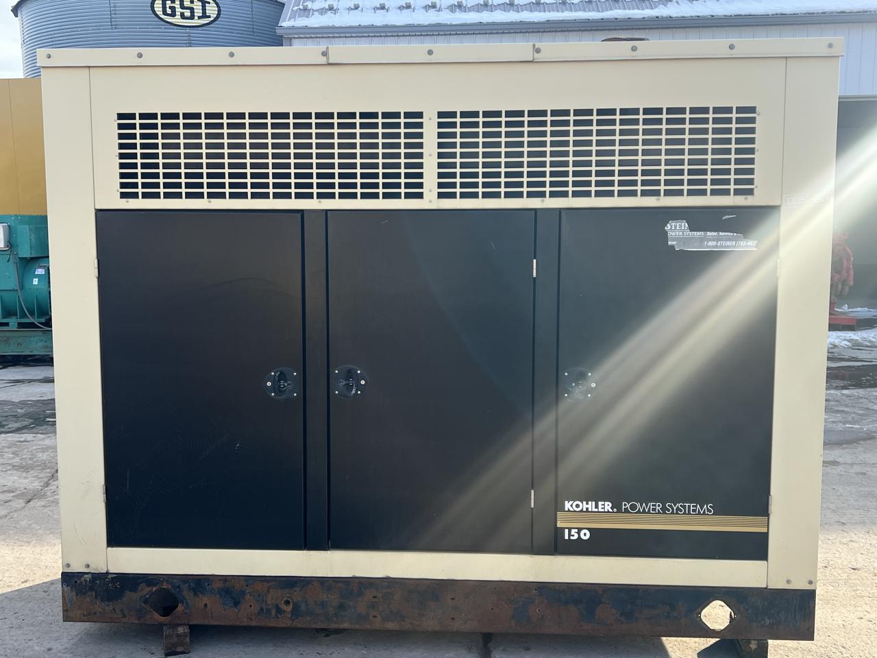 150 kW Kohler Generator GM-8.1L Engine NG/LP With Enclosure