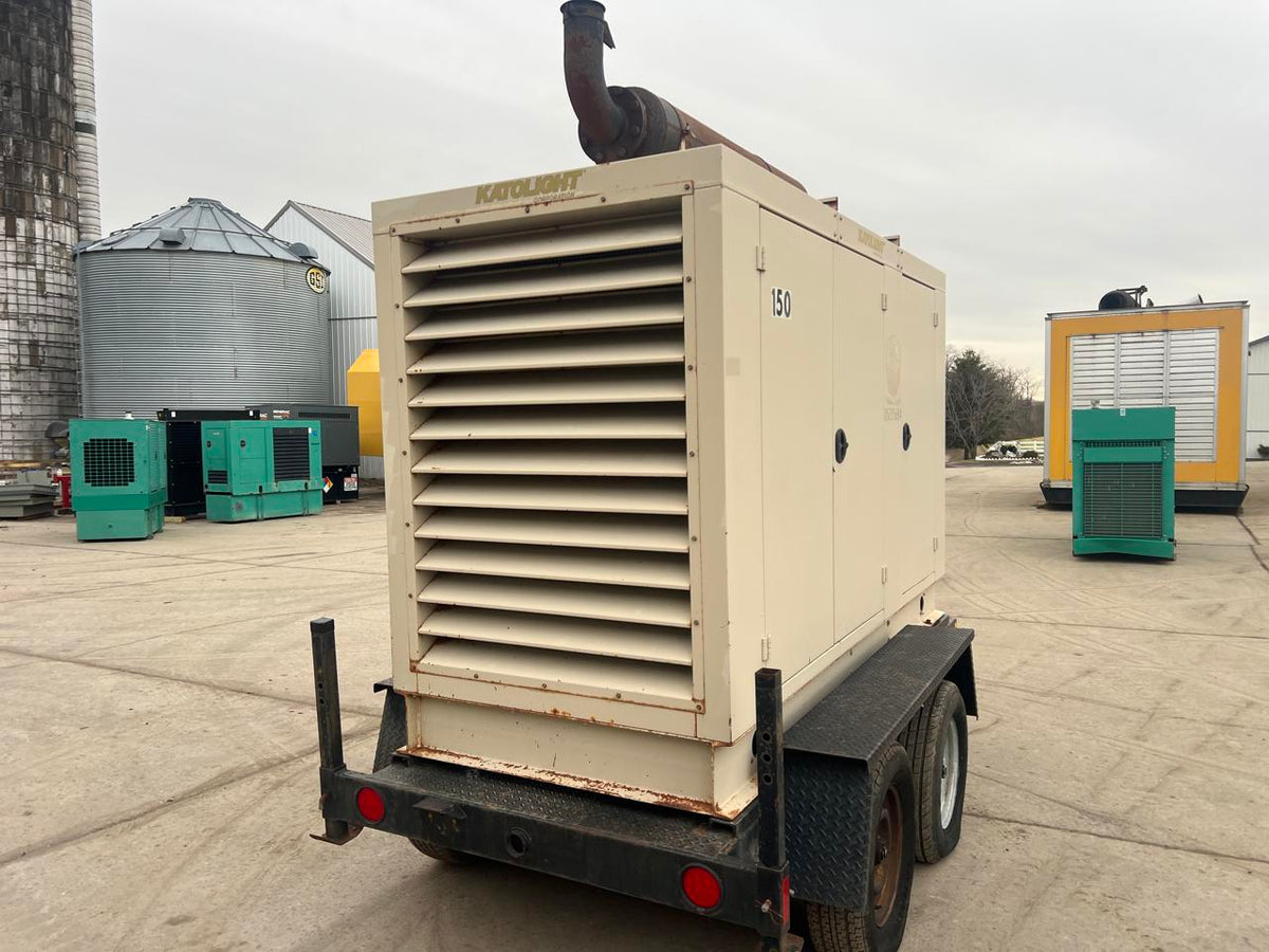 150 kW Katolight Portable Generator, with Voltage Selector Switch 6.8 Liter John Deere Engine, Year – 2005, 494 Hours
