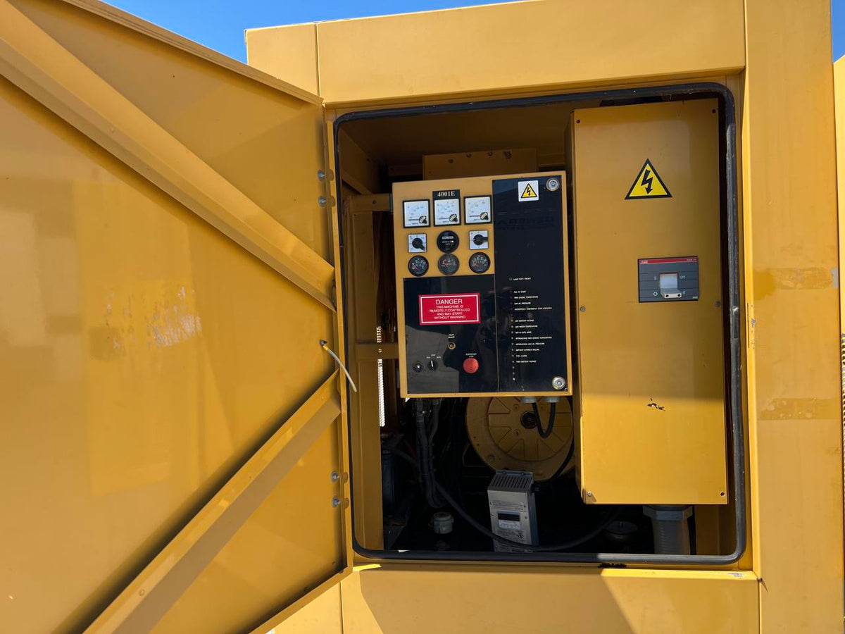 150 kW Cat/Olympian Generator, with Enclosure and Base Fuel Tank, Perkins Engine, Year – 2001, 216 Hours
