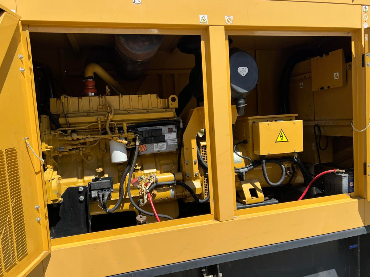 150 kW Cat/Olympian Generator, with Enclosure and Base Fuel Tank, Perkins Engine, Year – 2001, 216 Hours