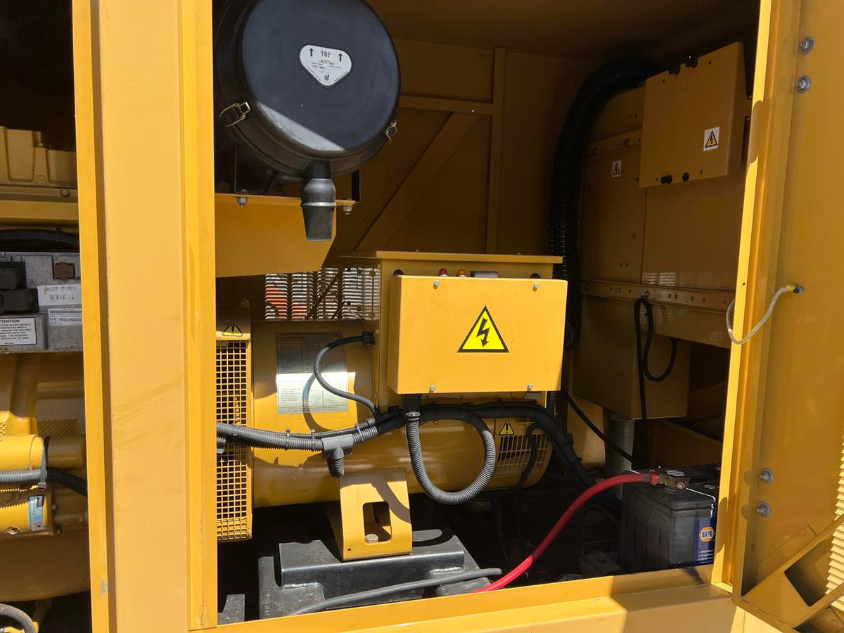150 kW Cat/Olympian Generator, with Enclosure and Base Fuel Tank, Perkins Engine, Year – 2001, 216 Hours