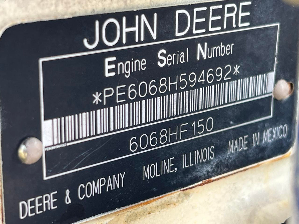 150 kW Kohler Generator, with Sound Attenuated Enclosure and Base Fuel Tank, 6.8 Liter John Deere Engine, Year – 2006, 159 Hours