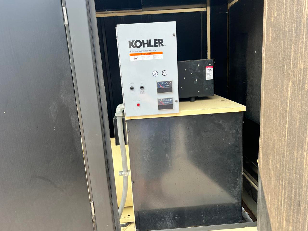 150 kW Kohler Generator, with Sound Attenuated Enclosure and Base Fuel Tank, 6.8 Liter John Deere Engine, Year – 2006, 159 Hours