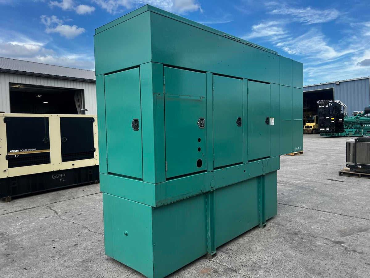 150 kW Cummins/Onan Gen Set, with Sound Attenuated Enclosure and Base Fuel Tank, 8.3 Liter Cummins Engine, Year – 2000, 1304 Hours