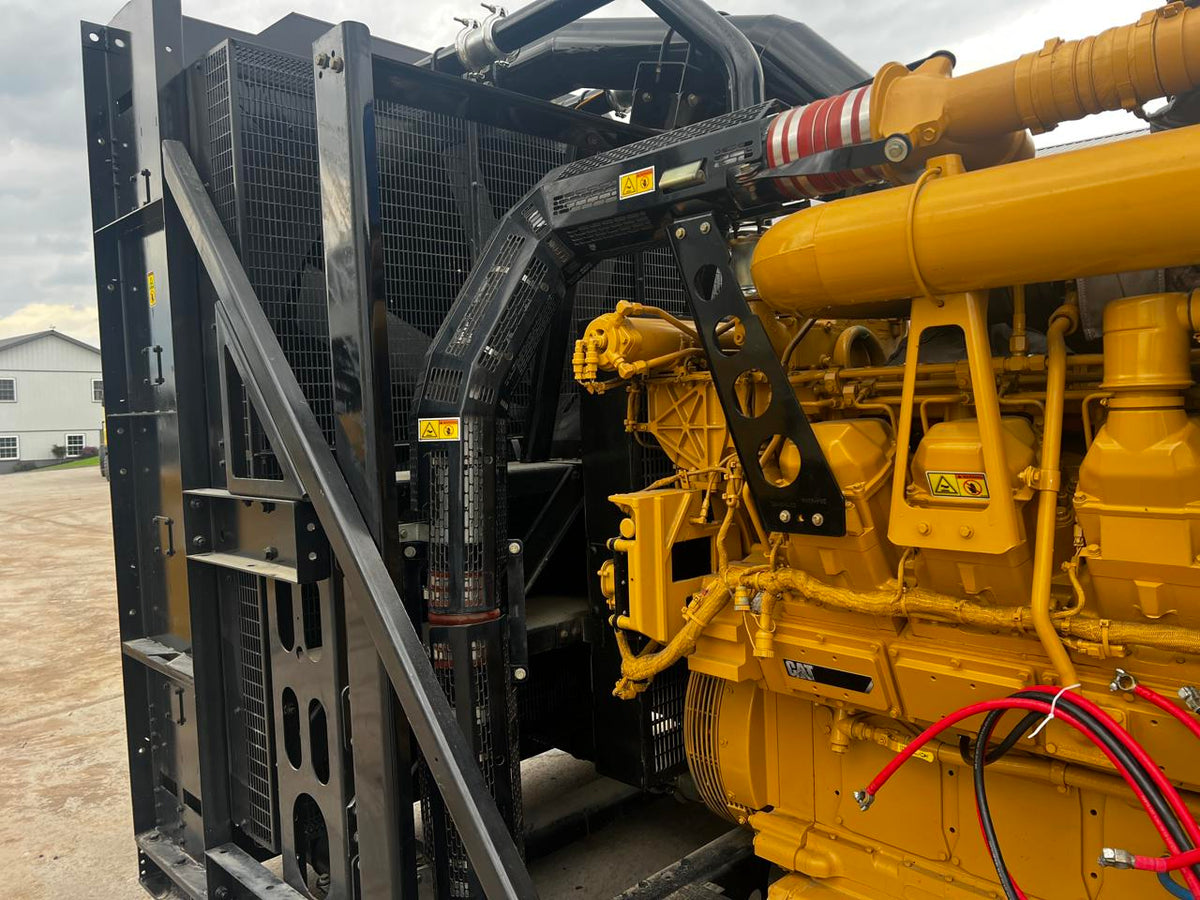 1500 kW 3512C CAT Gen Set , Year – 2008, open skid, 625 Hours, 4160 Volts, US EPA Tier 2 Flex Pre Emissions