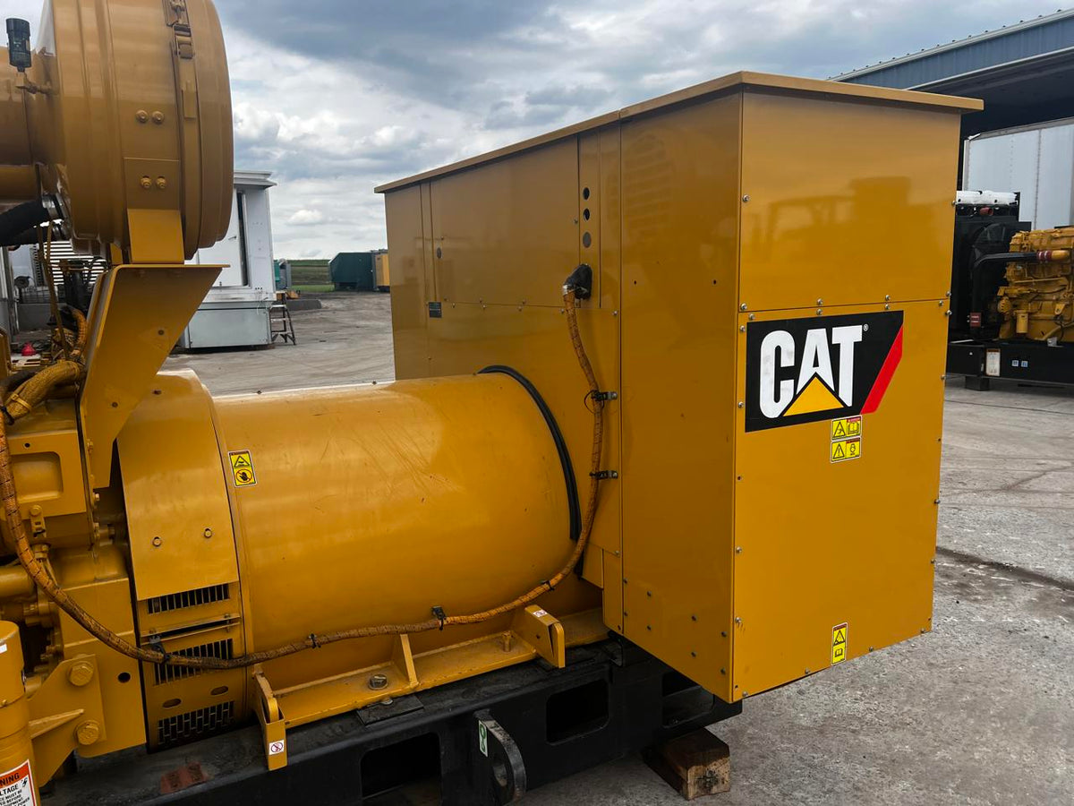 1500 kW 3512C CAT Gen Set , Year – 2008, open skid, 625 Hours, 4160 Volts, US EPA Tier 2 Flex Pre Emissions