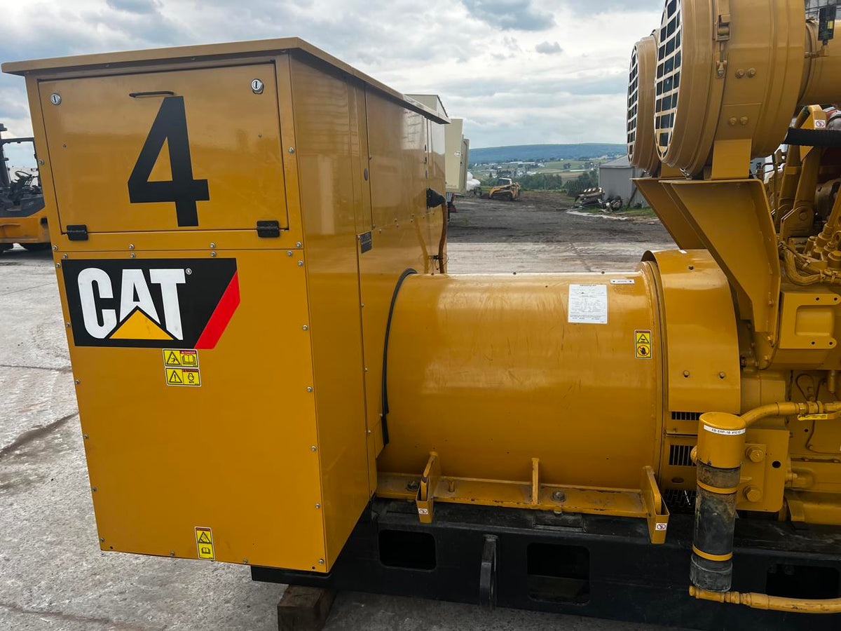 1500 kW 3512C CAT Gen Set , Year – 2008, open skid, 625 Hours, 4160 Volts, US EPA Tier 2 Flex Pre Emissions