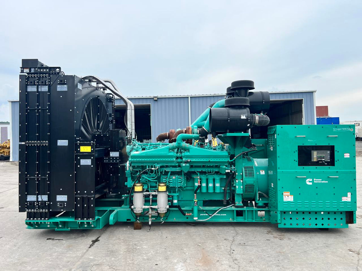 1500 kW Cummins/Onan GenSet QSK50 Liter Engine Year  2021 New Surplus 11 Hours US EPA Tier 4 with Remote after Treatment System Included DSLP1186
