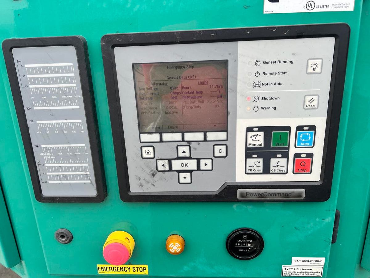 1500 kW Cummins/Onan GenSet QSK50 Liter Engine Year  2021 New Surplus 11 Hours US EPA Tier 4 with Remote after Treatment System Included DSLP1186