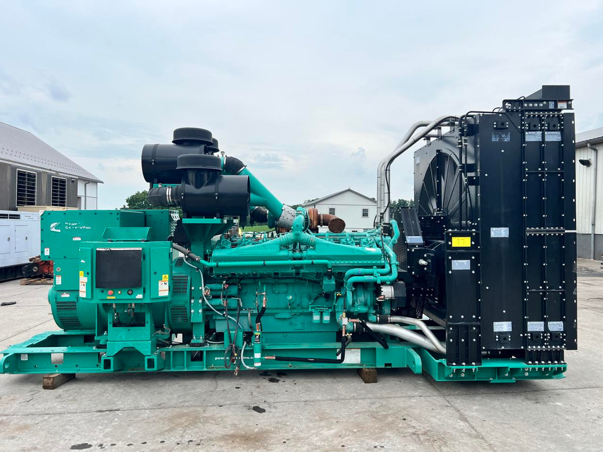 1500 kW Cummins/Onan GenSet QSK50 Liter Engine Year  2021 New Surplus 11 Hours US EPA Tier 4 with Remote after Treatment System Included DSLP1186