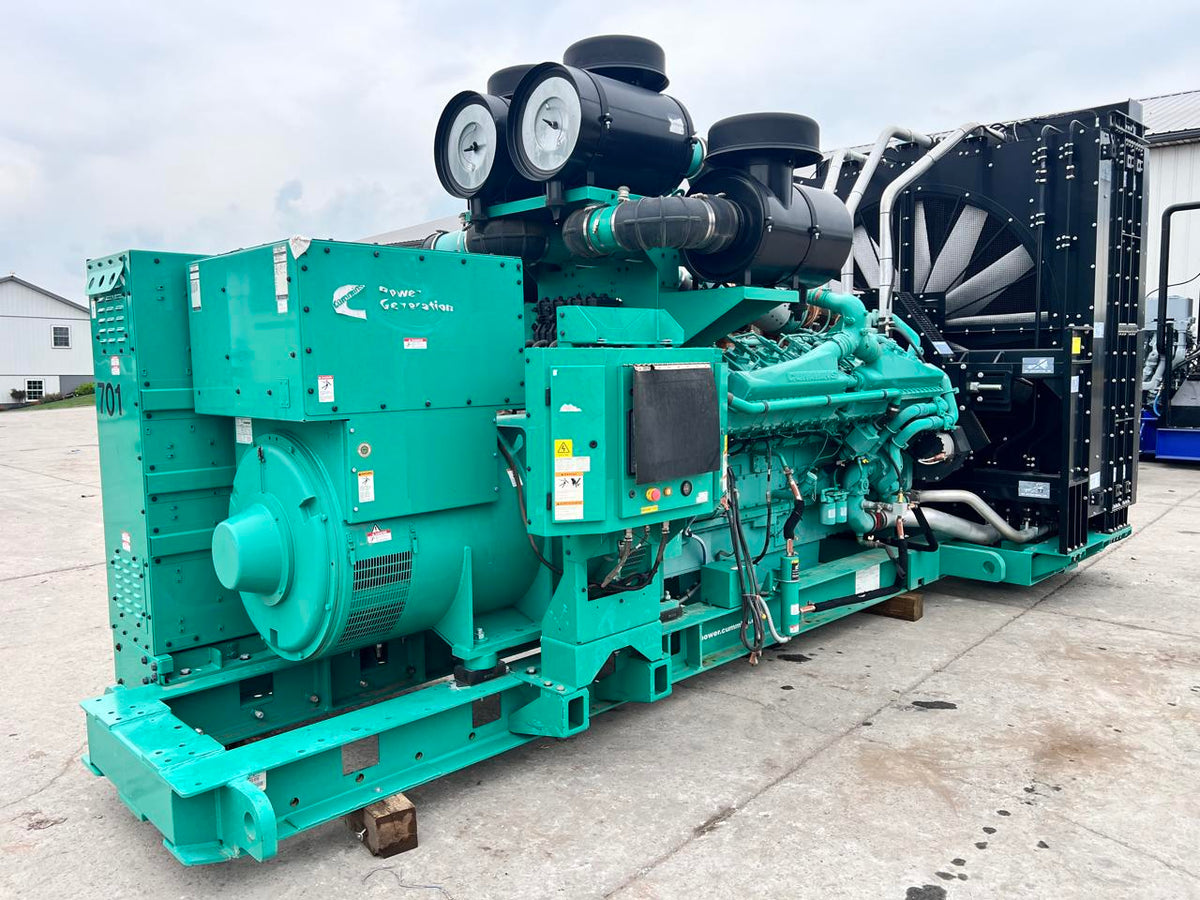 1500 kW Cummins/Onan GenSet QSK50 Liter Engine Year  2021 New Surplus 11 Hours US EPA Tier 4 with Remote after Treatment System Included DSLP1186