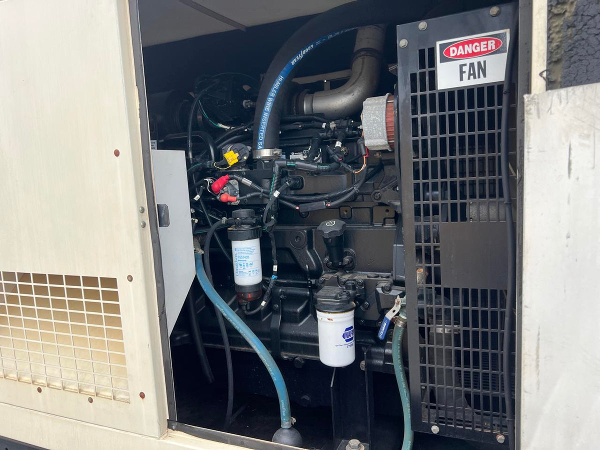 200 kW Baldor Generator with Sound Attenuated Enclosure and Base Fuel Tank, 68 Liter John Deere Engine, Year – 2009, 265 Hours, US EPA Tier 3 Pre Emissions