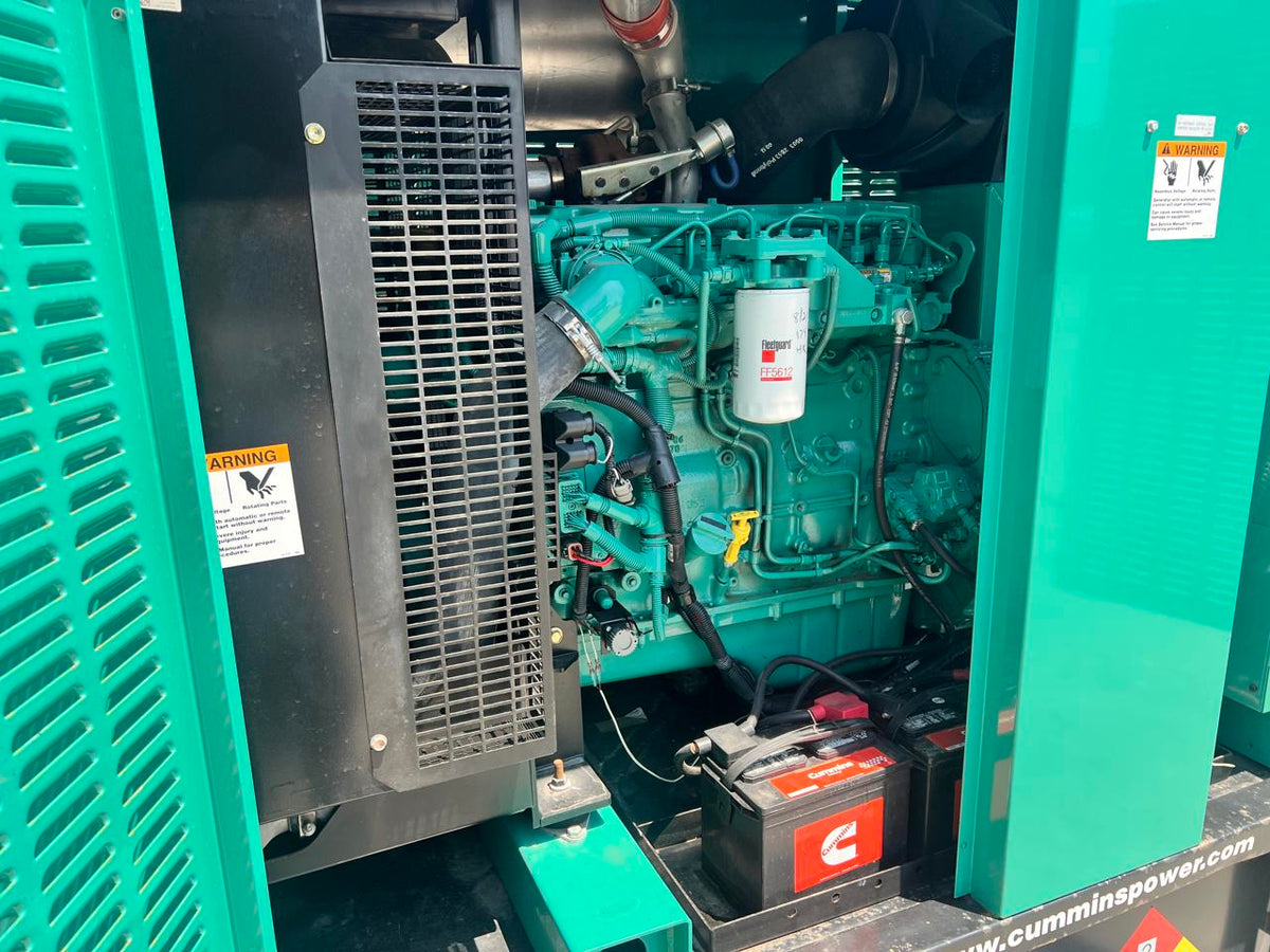 200 kW Cummins/Onan Generator, with Enclosure and Base Fuel Tank, 6.7 Cummins Engine, Year – 2016, 313 Hours, US EPA Tier 3 Pre Emission Engine