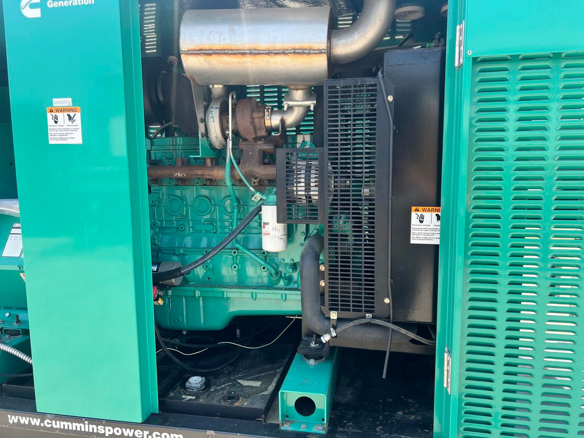200 kW Cummins/Onan Generator, with Enclosure and Base Fuel Tank, 6.7 Cummins Engine, Year – 2016, 313 Hours, US EPA Tier 3 Pre Emission Engine