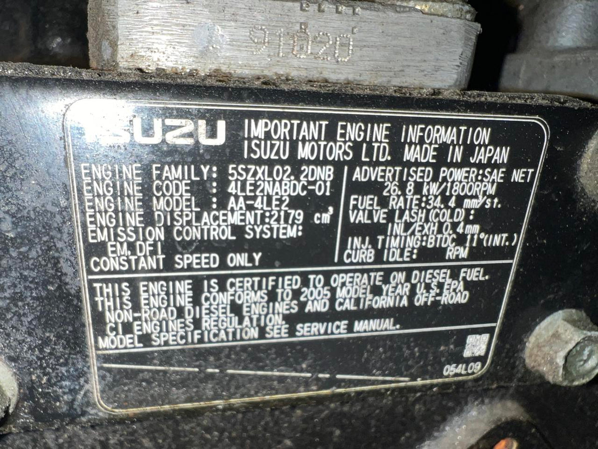 25 kW MQ Power Portable Rental Grade Generator, Isuzu Engine, Year – 2005, Sound Attenuated Enclosure, with Voltage Selector Switch