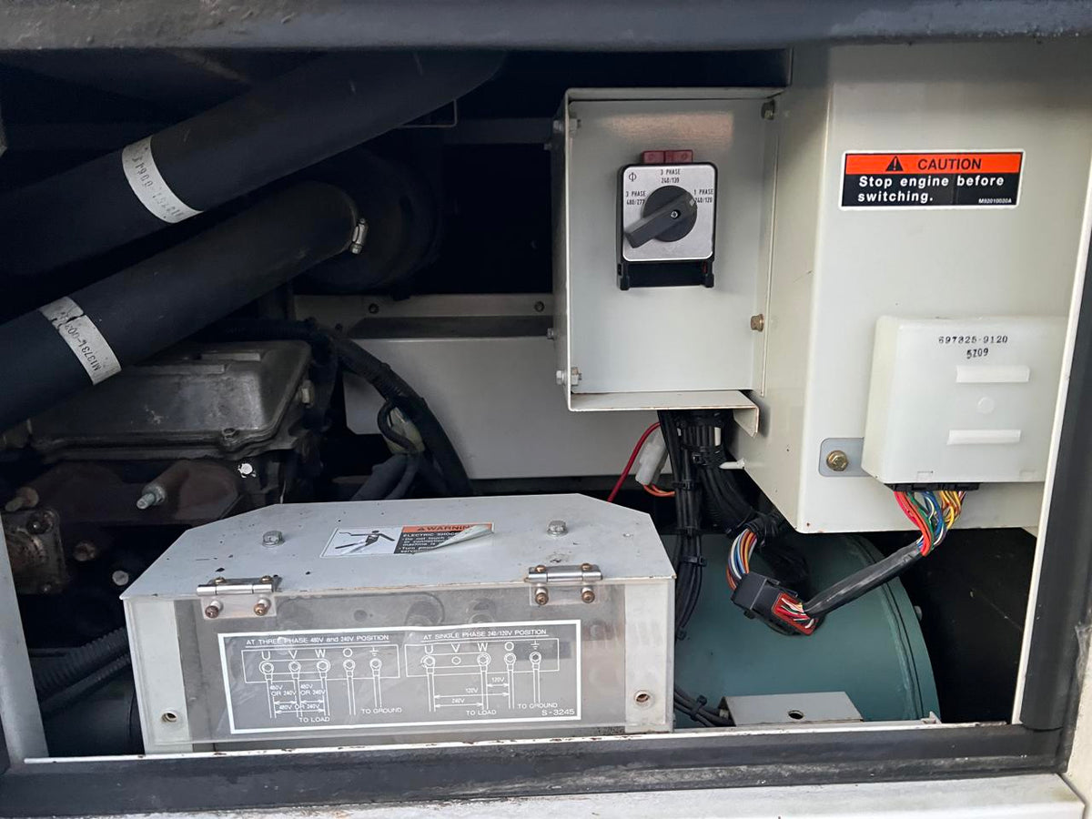 25 kW MQ Power Portable Rental Grade Generator, Isuzu Engine, Year – 2005, Sound Attenuated Enclosure, with Voltage Selector Switch