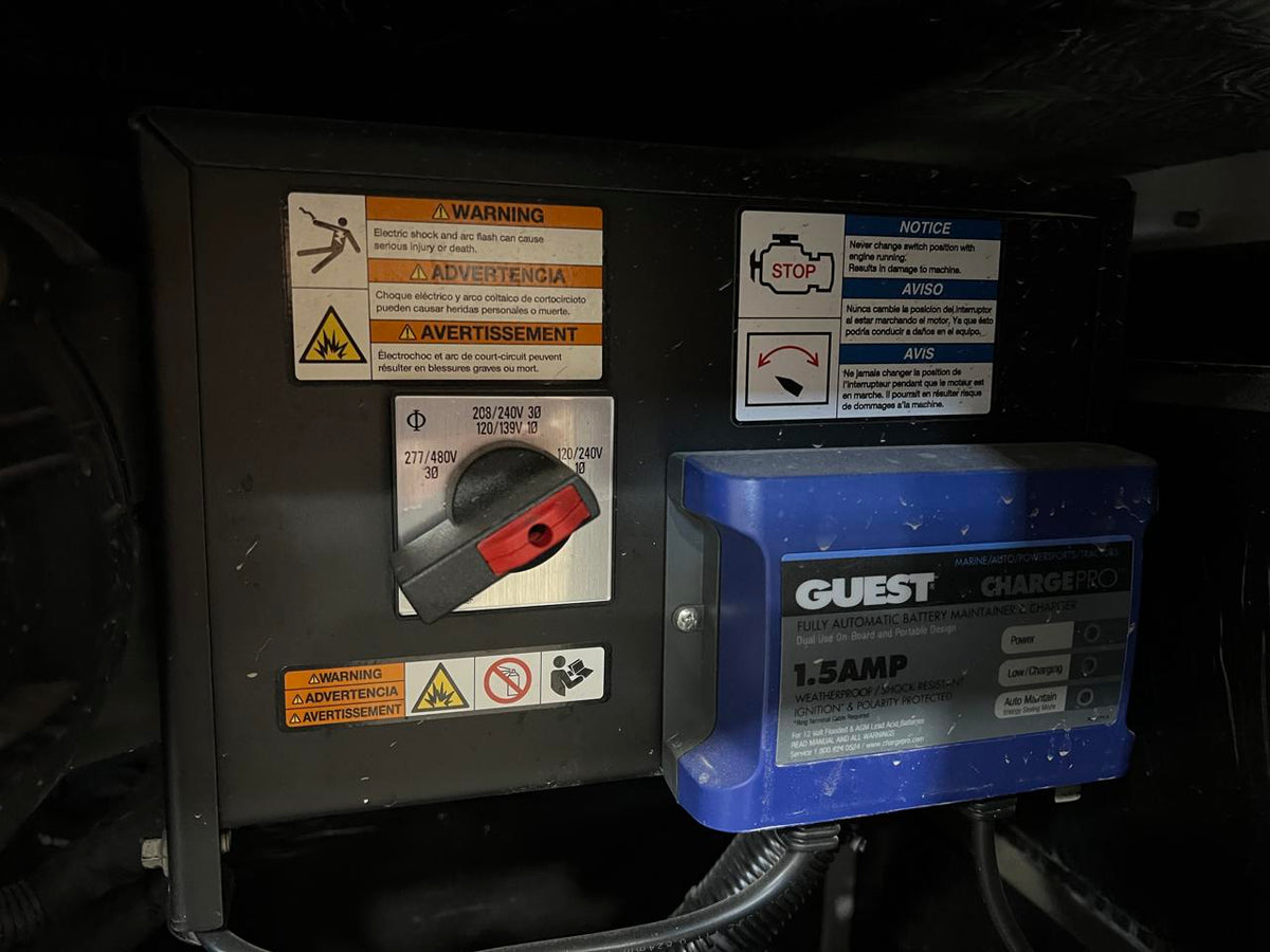 25 kW Wacker Neuson Portable Rental Grade Generator, with Voltage Selector Switch, Kohler Engine, Year – 2022, 1560 Hours