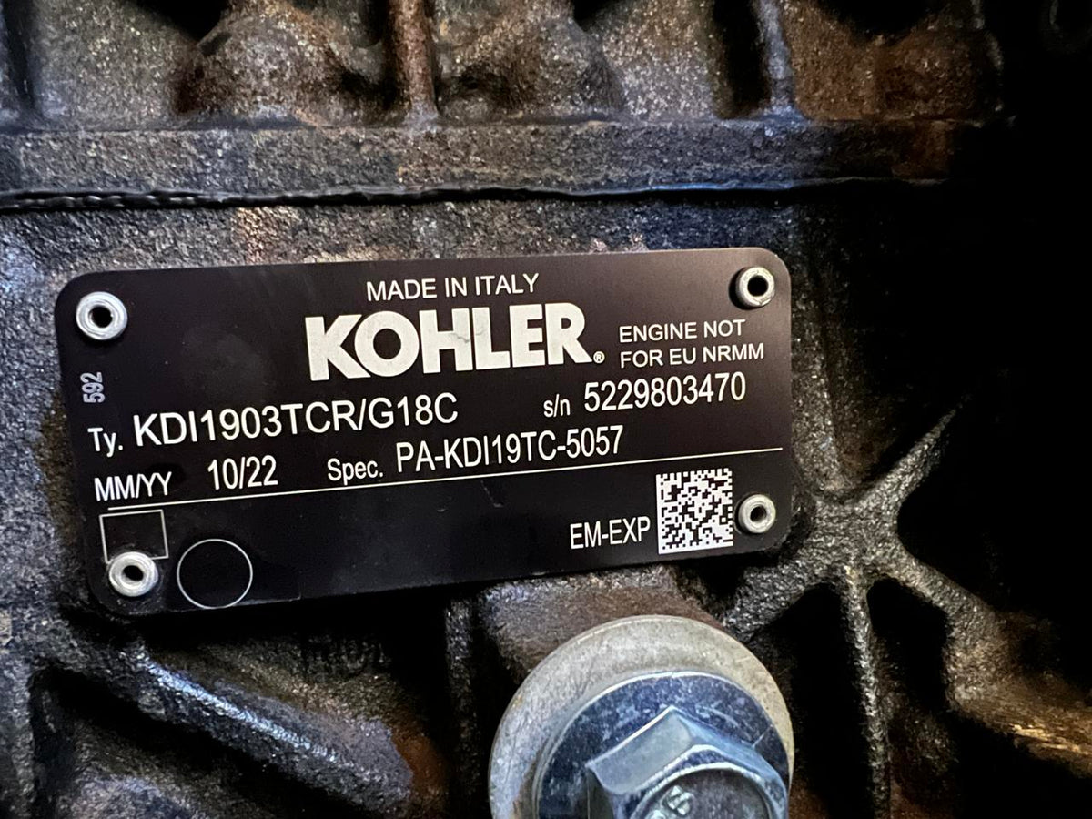25 kW Wacker Neuson Portable Rental Grade Generator, with Voltage Selector Switch, Kohler Engine, Year – 2022, 1560 Hours