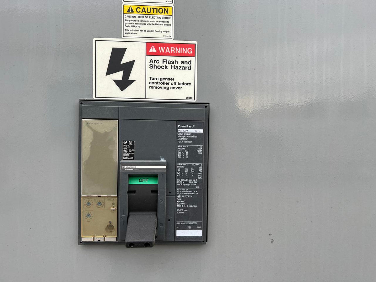 250 kW MTU Genset, Open Skid, New Surplus, Year 2016, EPA Tier 3