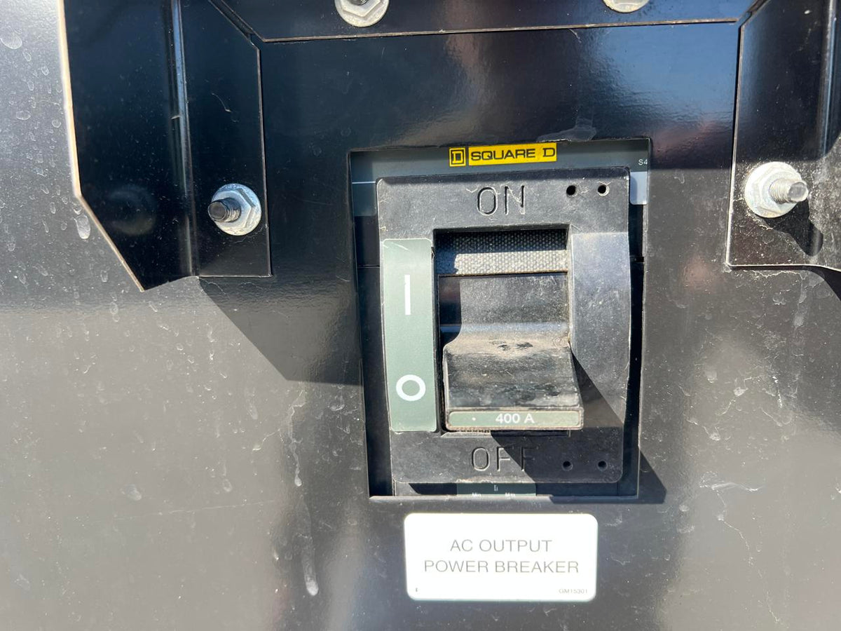 250 kW Kohler, with Base Fuel Tank, 9.0 Liter John Deere Engine, Open Skid, Year – 2009, 4 Hours, US EPA Tier 3 Pre Emission Engine