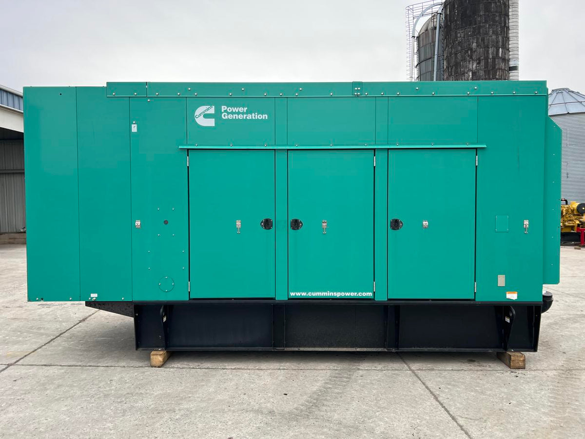 250 kW Cummins/Onan GenSet, with Sound Proof Enclosure and Base Fuel Tank 9 Liter Engine, Year – 2010, 562 Hours, US EPA Tier 3 Pre Emission Engine