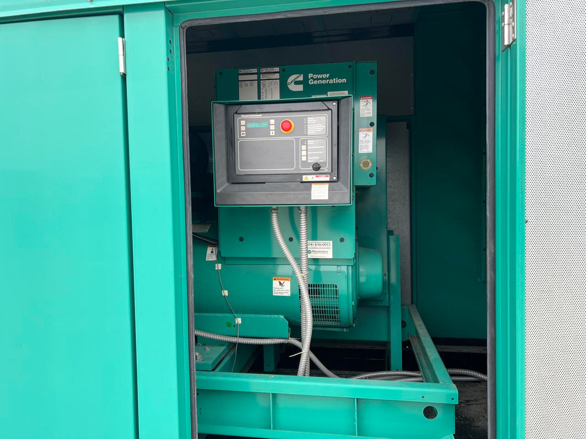 250 kW Cummins/Onan GenSet, with Sound Proof Enclosure and Base Fuel Tank 9 Liter Engine, Year – 2010, 562 Hours, US EPA Tier 3 Pre Emission Engine