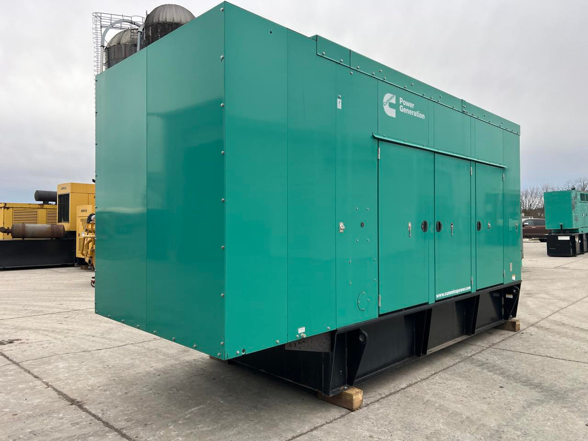 250 kW Cummins/Onan GenSet, with Sound Proof Enclosure and Base Fuel Tank 9 Liter Engine, Year – 2010, 562 Hours, US EPA Tier 3 Pre Emission Engine