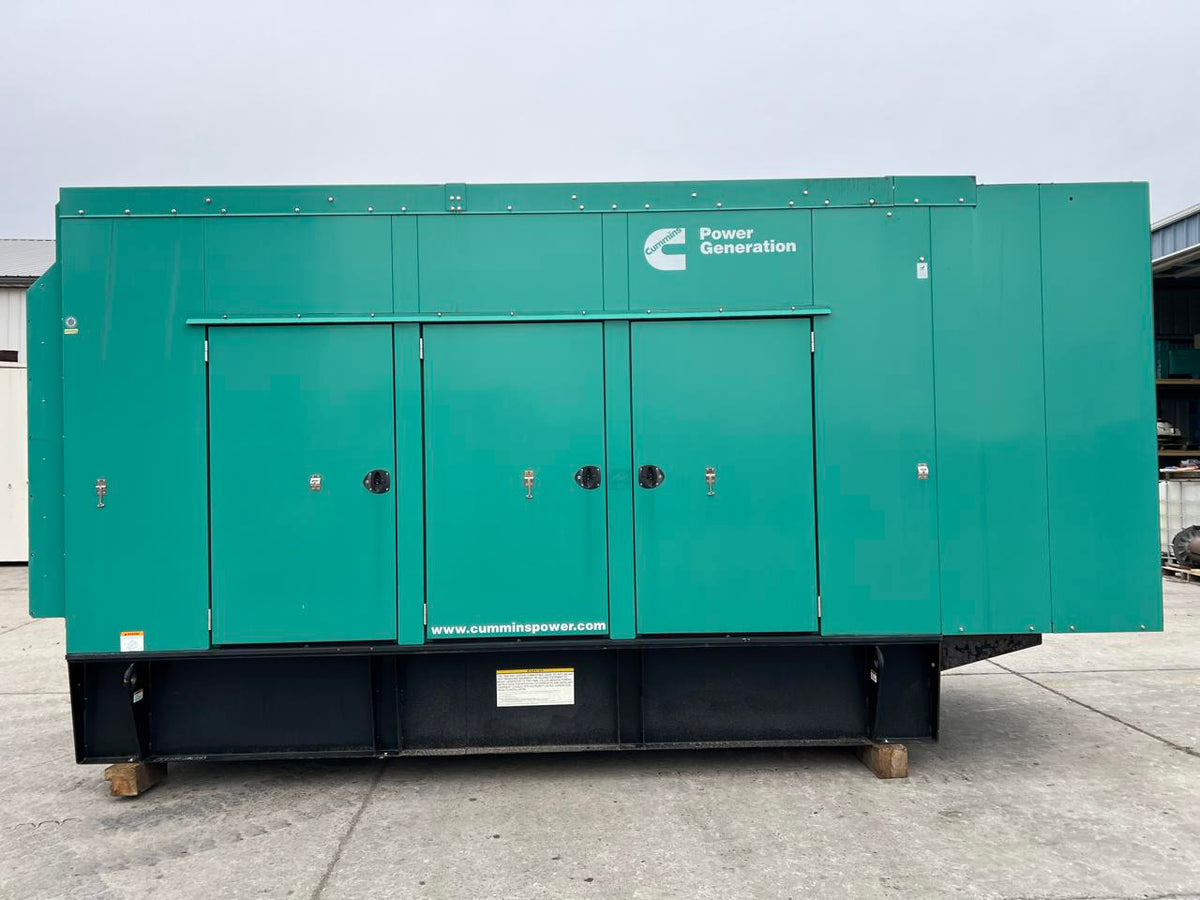 250 kW Cummins/Onan GenSet, with Sound Proof Enclosure and Base Fuel Tank 9 Liter Engine, Year – 2010, 562 Hours, US EPA Tier 3 Pre Emission Engine