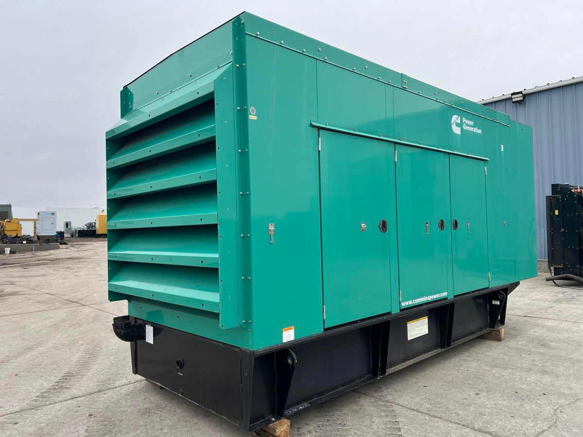 250 kW Cummins/Onan GenSet, with Sound Proof Enclosure and Base Fuel Tank 9 Liter Engine, Year – 2010, 562 Hours, US EPA Tier 3 Pre Emission Engine