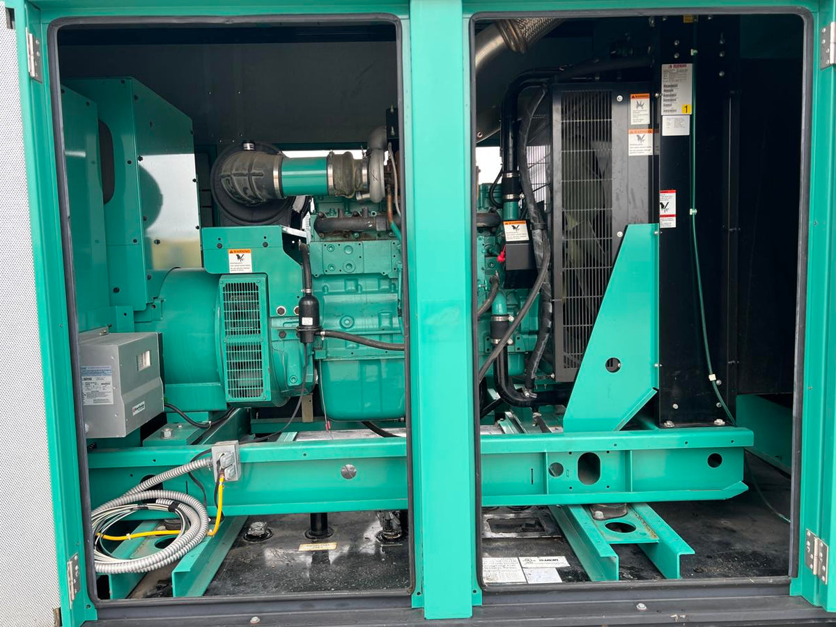 250 kW Cummins/Onan GenSet, with Sound Proof Enclosure and Base Fuel Tank 9 Liter Engine, Year – 2010, 562 Hours, US EPA Tier 3 Pre Emission Engine