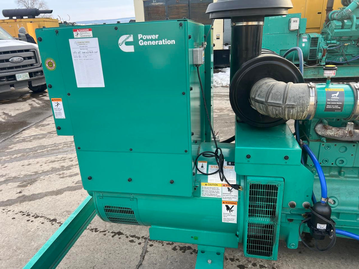 250 kW Onan/Cummins Gen Set, 9 Liter QSL 9 Engine, Year – 2013, 876 Hours