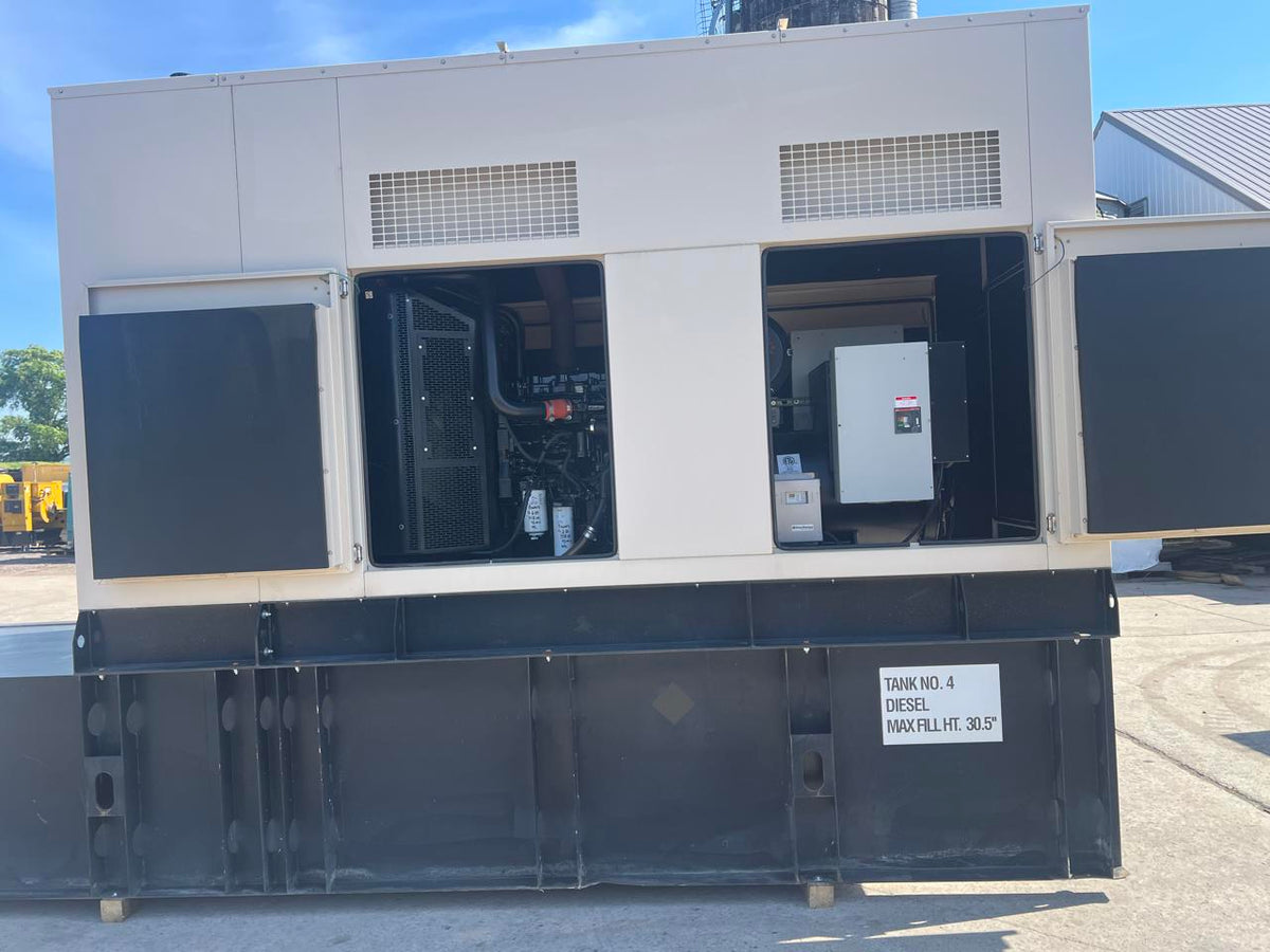 250 kW Taylor Generator, with Sound Attenuated Enclosure and Base Fuel Tank 6.6 CAT/Perkins Engine, Year – 2016, 361 Hours