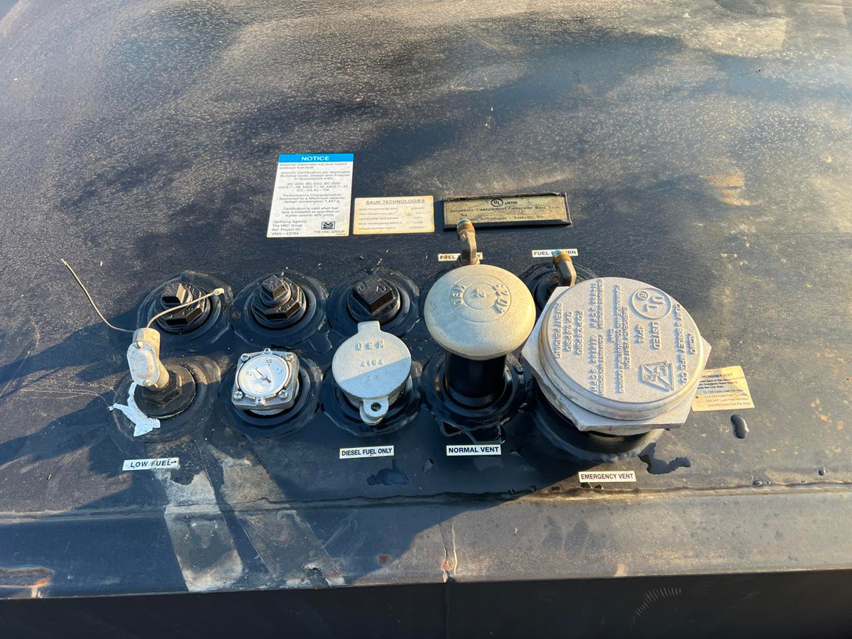 255 kW Kohler Generator, with Sound Attenuated Enclosure and Base Fuel Tank, 9.0 Liter John Deere Engine, Year – 2010, 223 Hours, US EPA Tier 3 Pre Emission Flex Engine