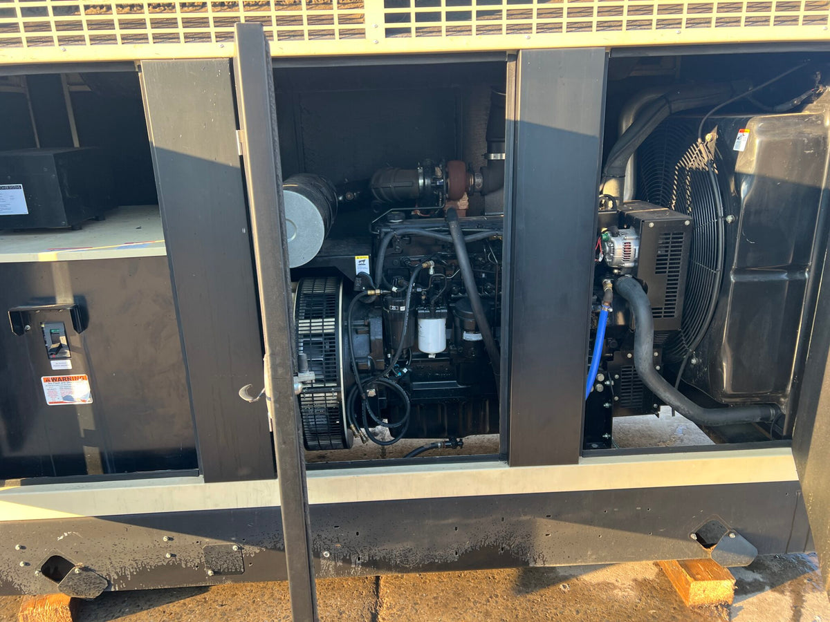 255 kW Kohler Generator, with Sound Attenuated Enclosure and Base Fuel Tank, 9.0 Liter John Deere Engine, Year – 2010, 223 Hours, US EPA Tier 3 Pre Emission Flex Engine