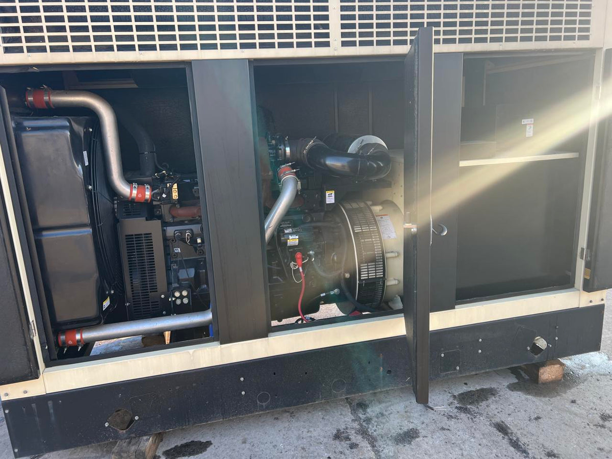 255 kW Kohler Generator, with Sound Attenuated Enclosure and Base Fuel Tank, 9.0 Liter John Deere Engine, Year – 2010, 223 Hours, US EPA Tier 3 Pre Emission Flex Engine
