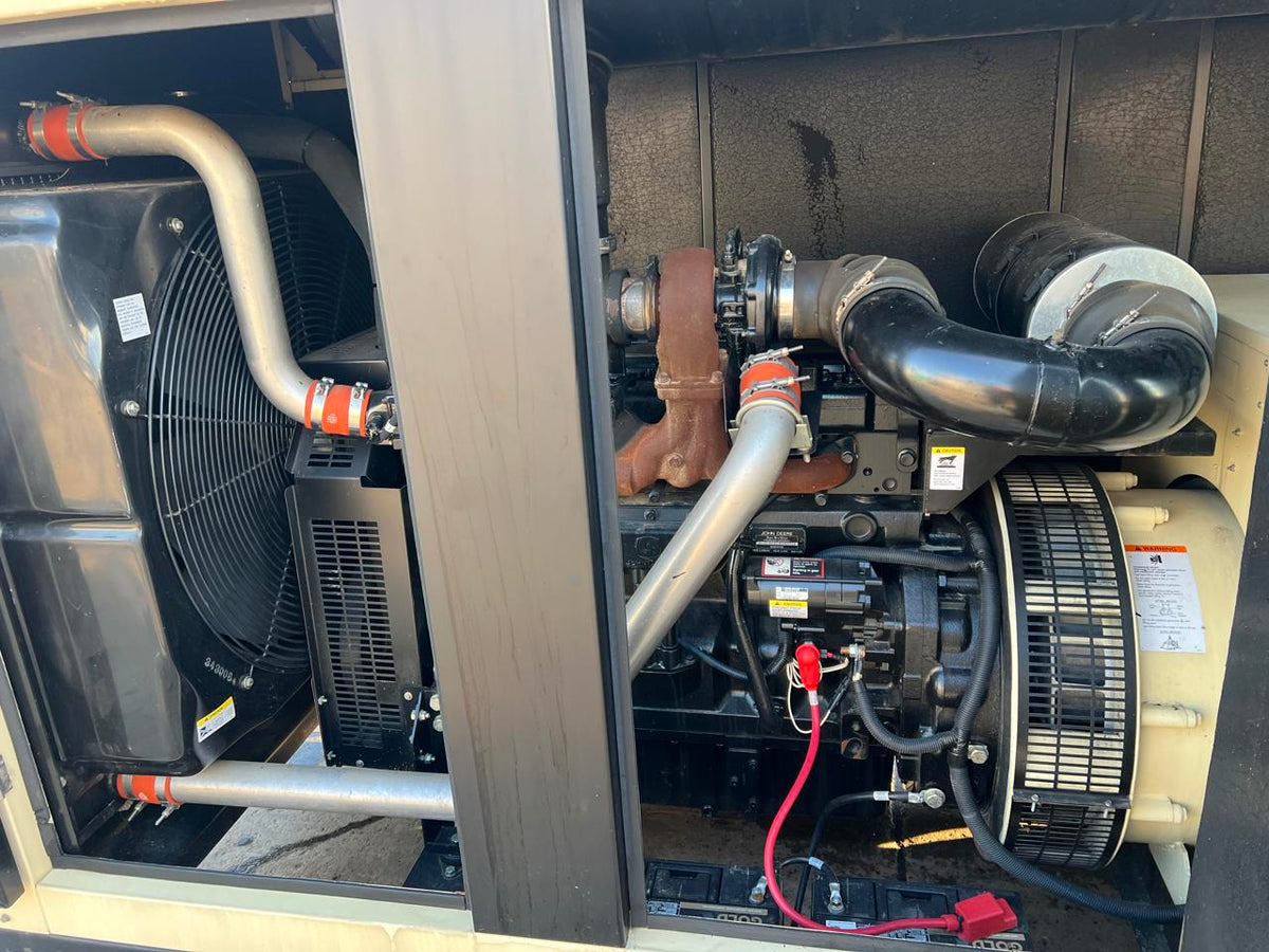 255 kW Kohler Generator, with Sound Attenuated Enclosure and Base Fuel Tank, 9.0 Liter John Deere Engine, Year – 2010, 223 Hours, US EPA Tier 3 Pre Emission Flex Engine