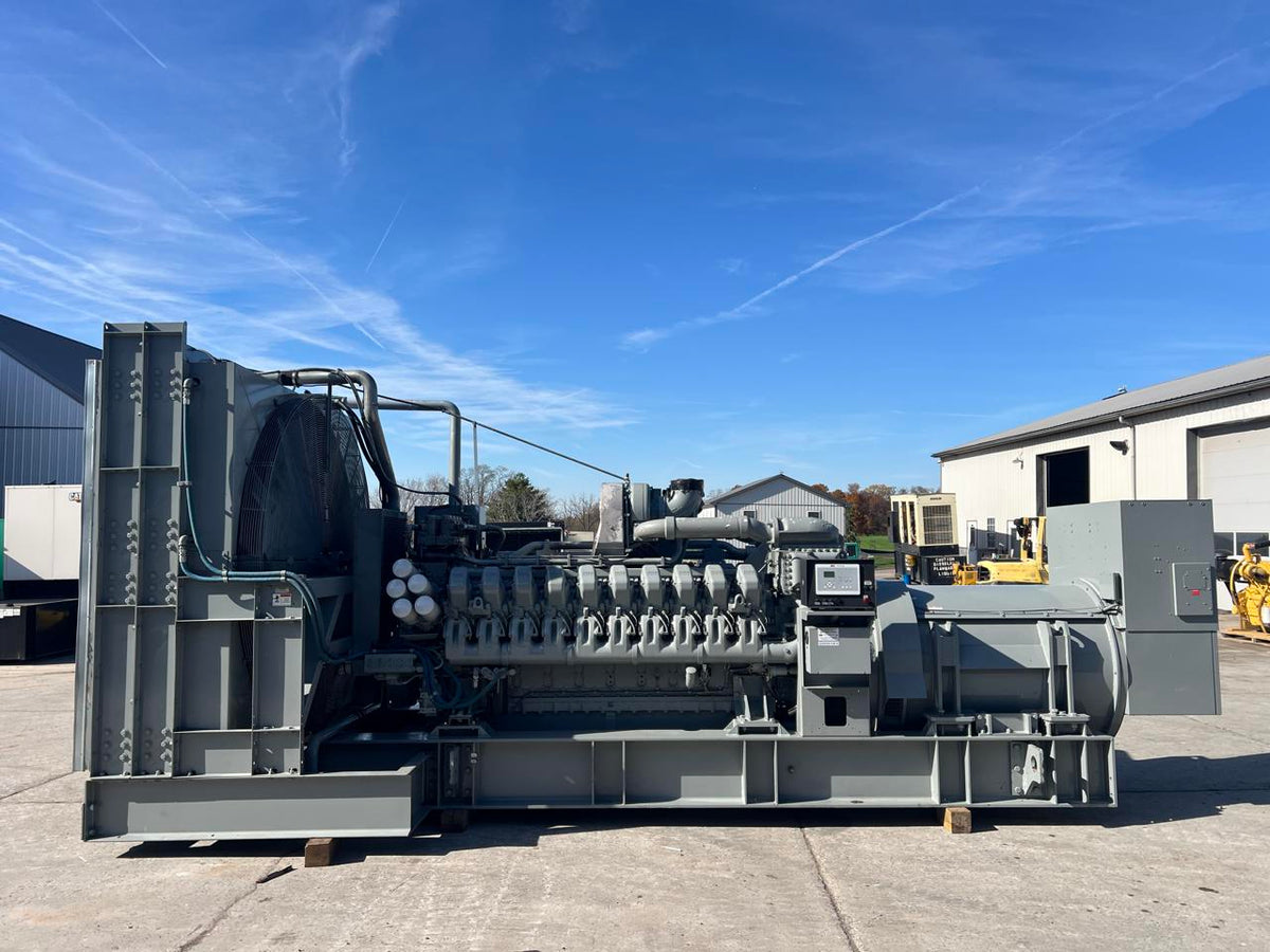 2800 kW MTU GenSet, 20 V 4000 Diesel Engine, Year – 2008, 406 Hours, US EPA Tier 2 Pre Emission Engine