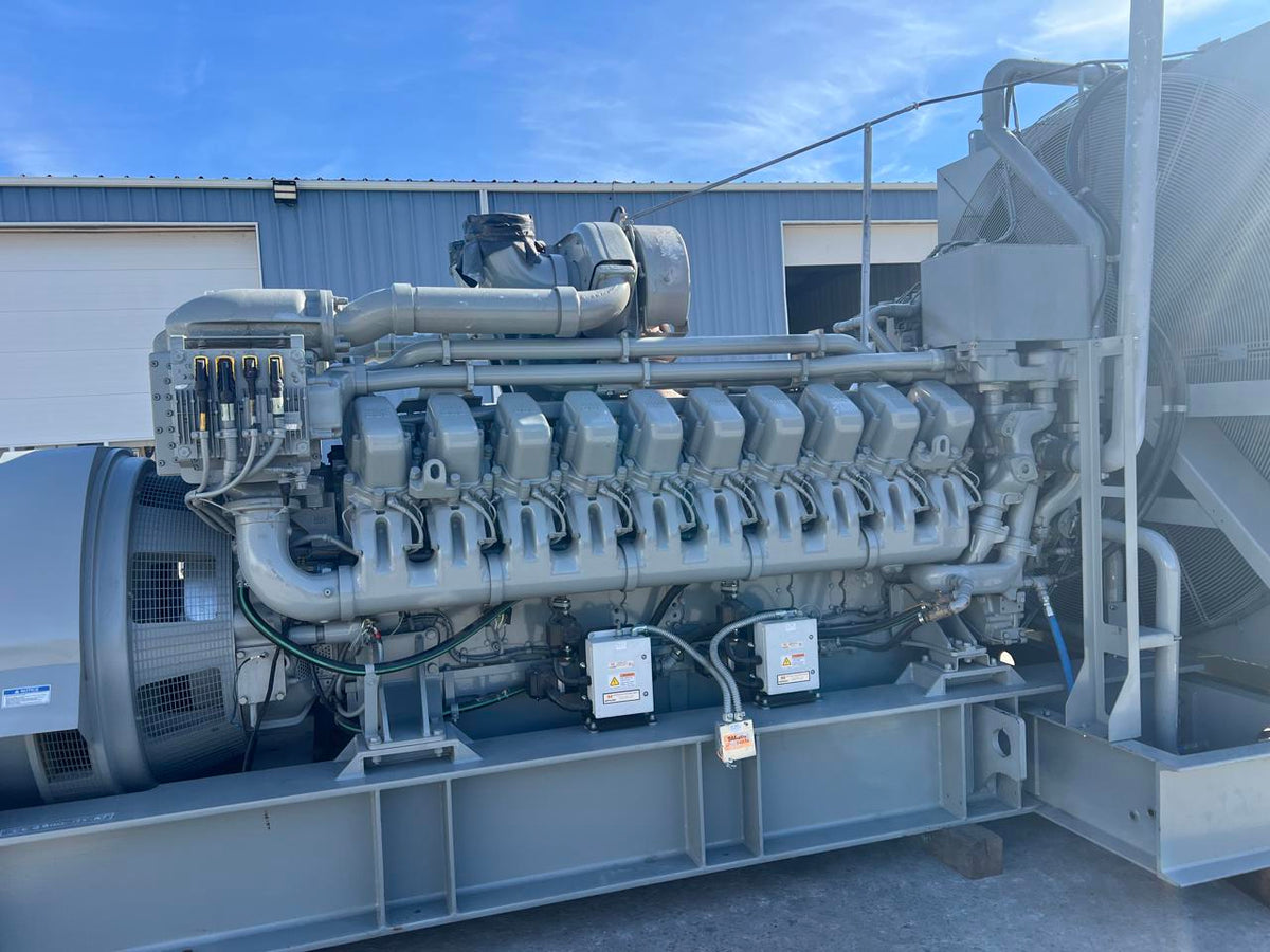 2800 kW MTU GenSet, 20 V 4000 Diesel Engine, Year – 2008, 406 Hours, US EPA Tier 2 Pre Emission Engine