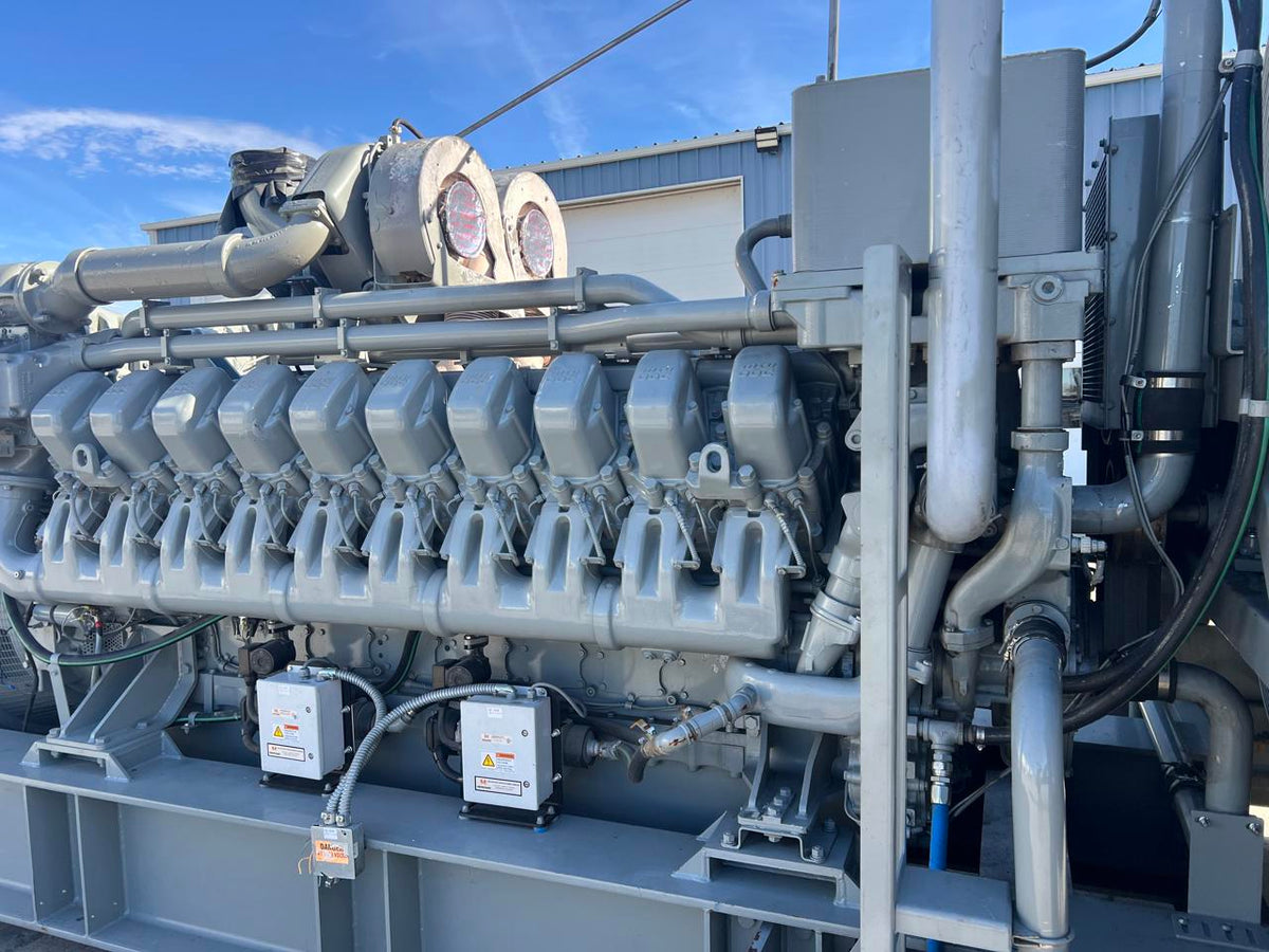 2800 kW MTU GenSet, 20 V 4000 Diesel Engine, Year – 2008, 406 Hours, US EPA Tier 2 Pre Emission Engine