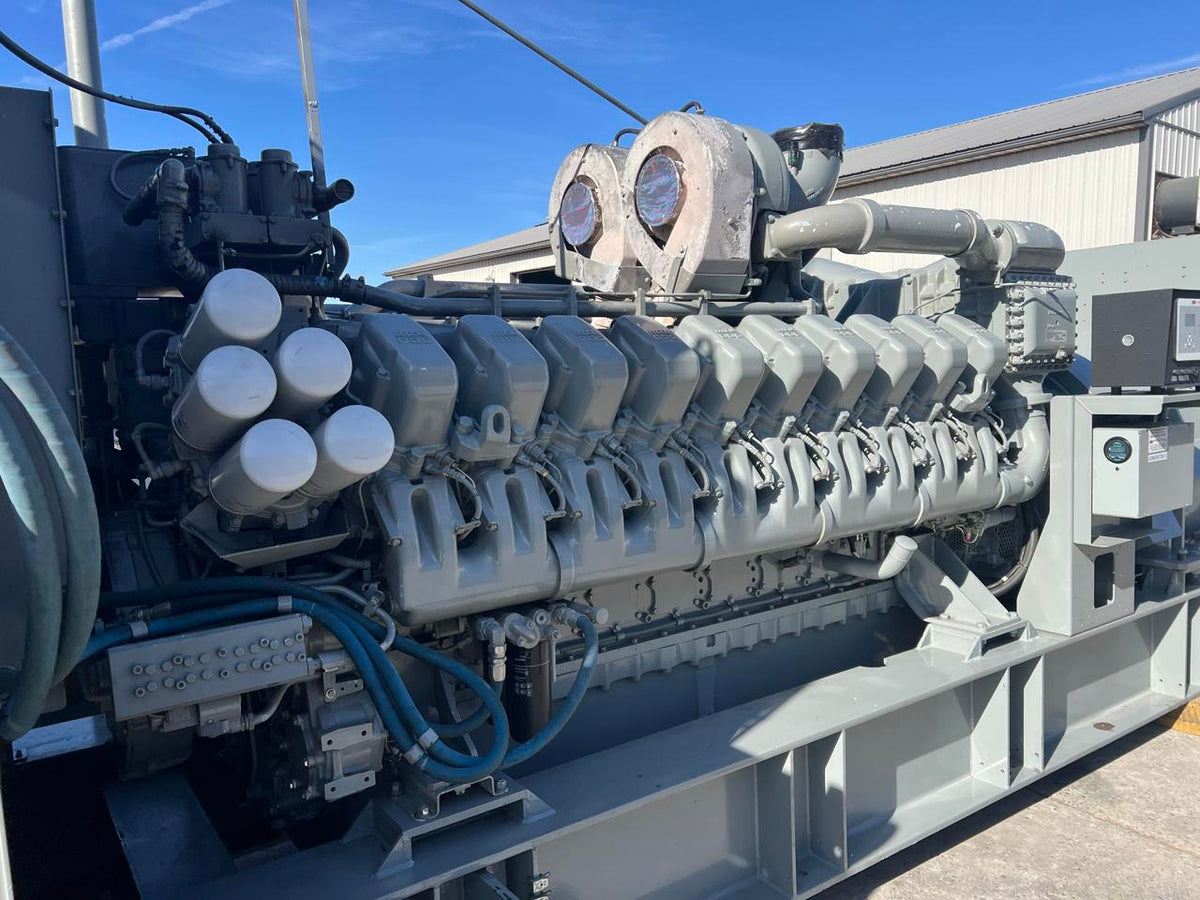 2800 kW MTU GenSet, 20 V 4000 Diesel Engine, Year – 2008, 406 Hours, US EPA Tier 2 Pre Emission Engine
