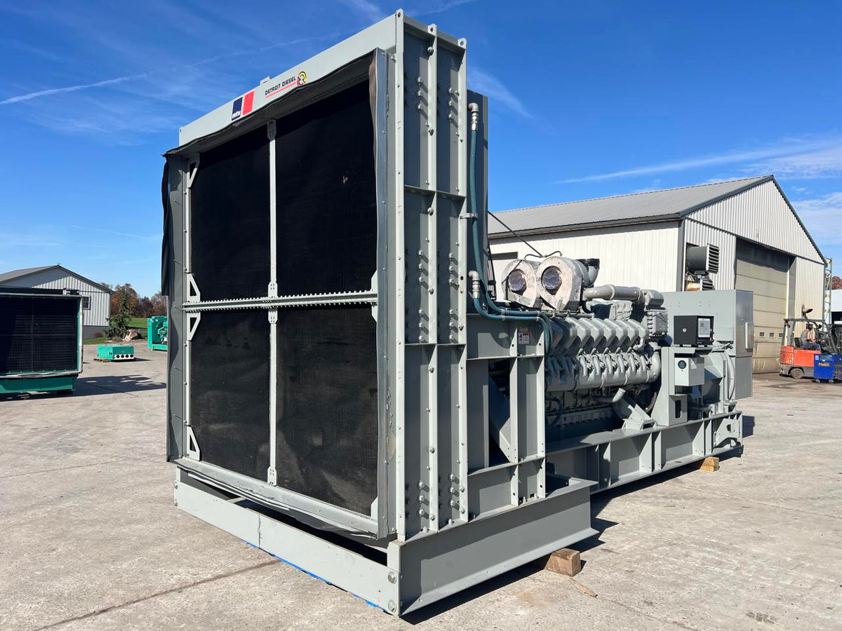 2800 kW MTU GenSet, 20 V 4000 Diesel Engine, Year – 2008, 406 Hours, US EPA Tier 2 Pre Emission Engine