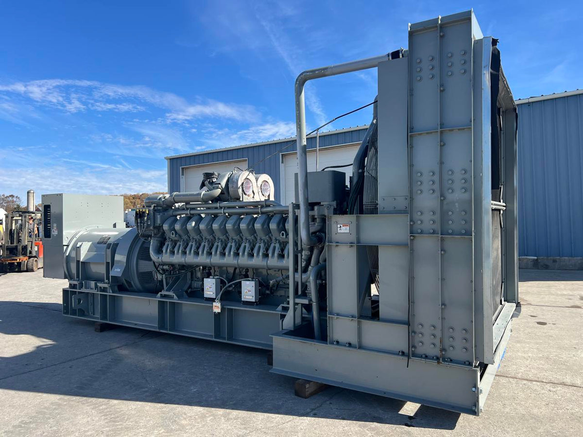 2800 kW MTU GenSet, 20 V 4000 Diesel Engine, Year – 2008, 406 Hours, US EPA Tier 2 Pre Emission Engine